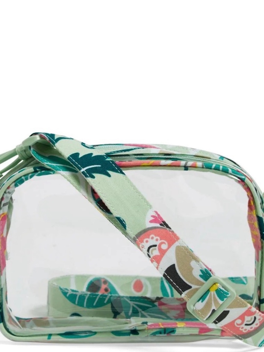 VERA BRADLEY CLEARLY COLORFUL STADIUM CROSSBODY